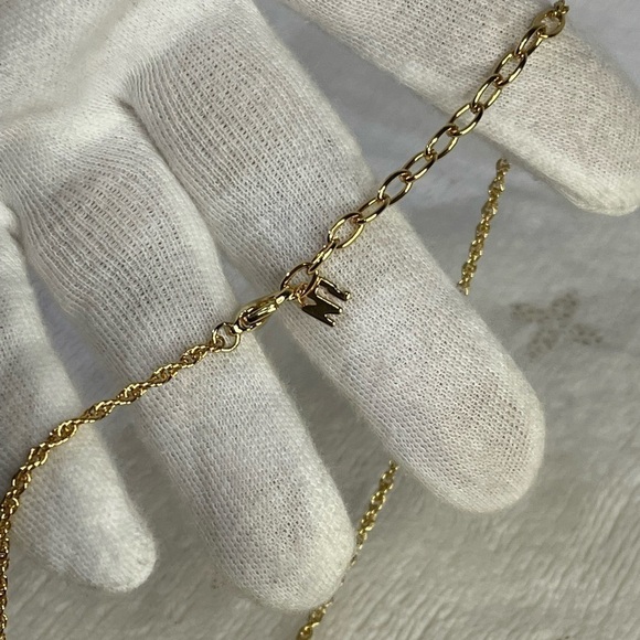 NINA RICCI logo gold plated necklace - Picture 11 of 11